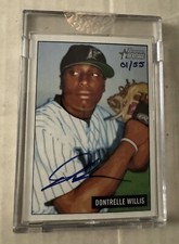2006 Bowman Originals Dontrelle Willis auto buyback #1/55 1/1 First One made