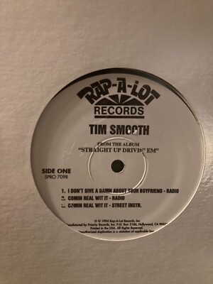Tim Smooth - From the Album Strait Up Drivin 'Em 12'' Vinyl Sampler PROMO VG+