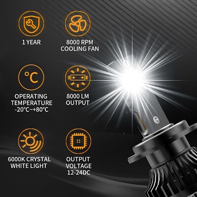 Faros Proyector LED VLAND Para Dodge Challenger 2008-2014 | DRL Y Secuencial | Par