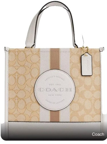 Coach Hand Pouch PVC Beige Gold Auth 172805 | eBay