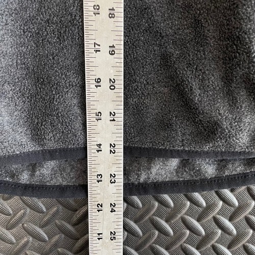 Eddie Bauer Red Gray Fleece Henley Style Pullover Sweater Youth Size Medium - Picture 4 of 7