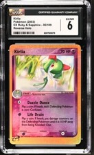 Kirlia 35/109 Reverse Holo Pokemon EX Ruby & Sapphire CGC 6