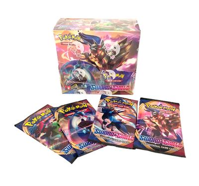 Pokemon Sword and Shield Booster Box - SEALED - 36 packs/box | eBay