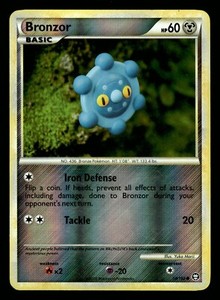 Pokemon Bronzor 58/102 Triumphant Reverse Holo Card