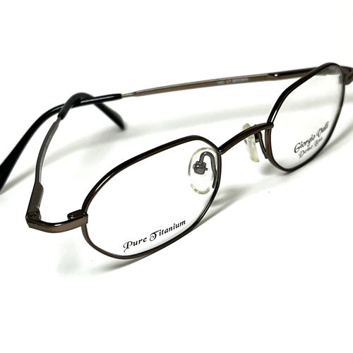 Vintage Giorgio Valli Octagon Brille Brillengestell 46 22 140 Titan Italy CH30 - Bild 2 von 12