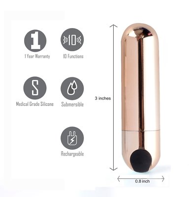 Jessi Rechargeable Mini Bullet Rose Gold, Adult Female Foreplay Vibe Sex Toy New | eBay Jessi Rechargeable Mini Bullet Rose Gold, Adult Female Foreplay Vibe Sex Toy New | eBay