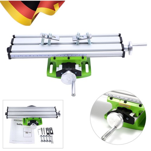 Mini Multifunktion Fräsmaschine Bohrschraubstock Worktable Arbeitstisch XY-Achse - Bild 1 von 11