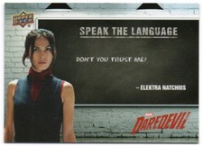 2018 Daredevil Seasons 1 and 2 Speak the Language STL8 Elektra Natchios
