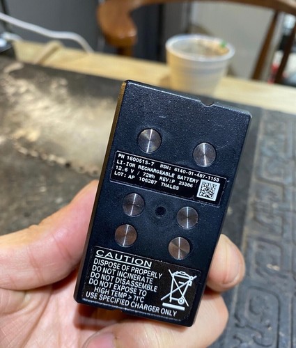 AN/PRC-148 Rechargeable 6.8 LI-ION BATTERY THALES TCA PRC-148 RADIO MBITR - Picture 4 of 6