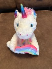 Peekaboo Interactive Plush Unicorn With Rainbow And Cloud Baby Toy 12  Talks