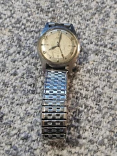 Vintage ELGIN Automatic Watch 643 Shockmaster 6805 Wristwatch "Bottle cap" WORKS
