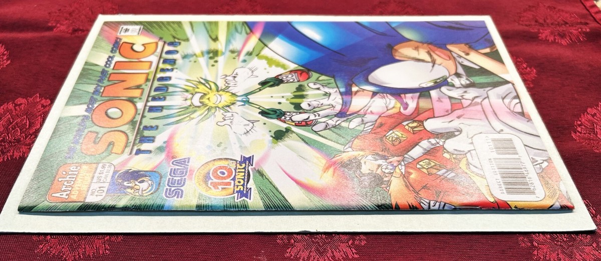 SONIC The HEDGEHOG Comic Book #101 November 2001 SEGA DATA FILES