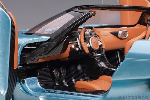 1/18 AutoArt Koenigsegg Regera Horizon Azul 79028 - Imagen 9 de 19