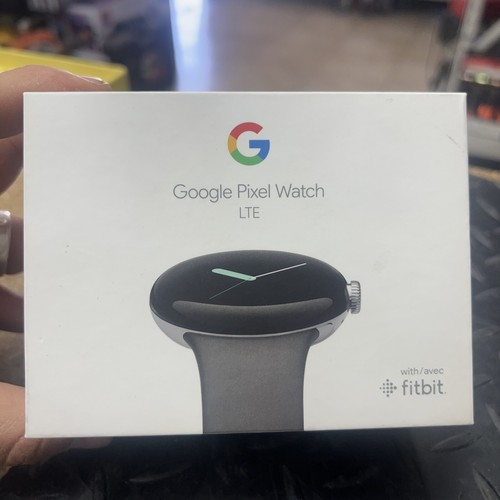 Google Pixel Watch 41mm Polished Silver Stainless Steel Case with Charcoal... - 第 1/1 張圖片
