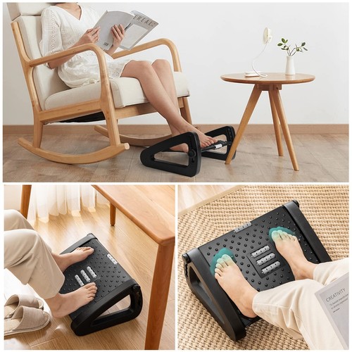 Foot Rest Under Desk Office Footrest Leg Rest Computer Ergonomic Pressure Relief - Picture 12 of 13