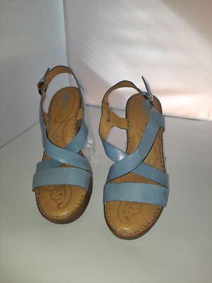 Women Born Tomar Platform Sandal Blue 9M