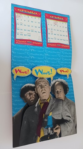 The Three Stooges - Vintage 1998 Pop-up Wall Calendar - Very Good Condition  - Picture 7 of 10