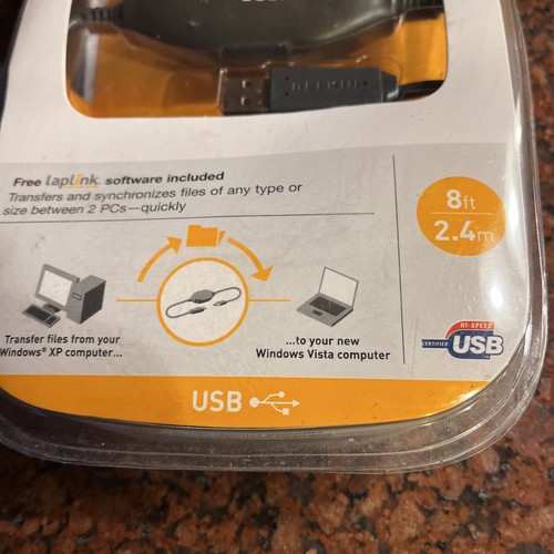 BELKIN Easy Transfer Cable for Windows Vista NEW IN BOX - Picture 4 of 5