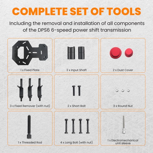 Double Clutch Dry DPS6 Transmission Installer Remover Tool For Ford Volvo Focus - Picture 4 of 14