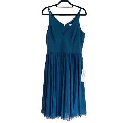 knee length dresses for ladies Dress The Population Alicia Dress - Blue