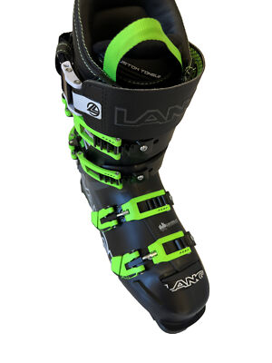 Lange RX 130 Ski Boot 25.5 Black/Green | eBay