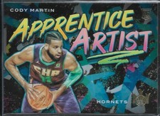 2019-20 Panini Court Kings Cody Martin Apprentice Artists RC Charlotte Hornets