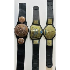 WWF WWE Smackdown Tag Team Champions Kids Replica Title Belt 2003 Jakks Lot Of 3