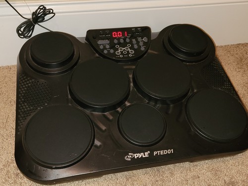 Pyle Pro PTED01 Electronic Drum Machine TESTED *No Pedals Or Sticks Included - Picture 4 of 9