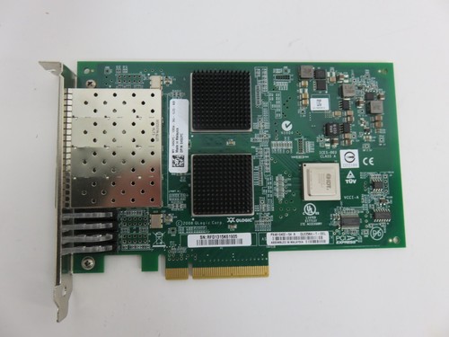 Dell 45GPC QLE2564 8Gbit PCI-E FC HBA Quad Port w/ 4x SFP - Picture 1 of 5
