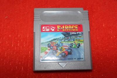NINTENDO GAMEBOY SPIEL ''F-1-RACE AUTORENNEN'' ERSTE GENERATION MIT SCHUTZHÜLLE