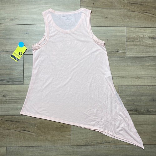 Xersion Womens Fierce Mind Wear 2 Ways Graphic Tank Size Small Light Peach White - Picture 8 of 10