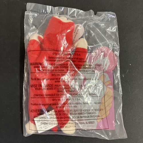 1996 McDonalds Happy Meal TY Snort The Pig Beanie Baby Plush Toy # 8 - Picture 3 of 4