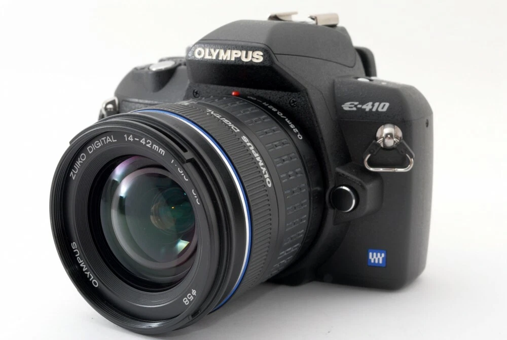 Olympus E 410 10MP 14 42mm Lens Kit Black Exc w Strap From Japan