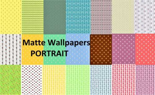 MINIATURE DOLLS HOUSE WALLPAPER Stick on Self-Adhesive Matte Paper PORTRAIT 1:12 - Afbeelding 1 van 210