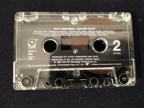 Pete Townshend (The Who) Another Scoop Cassette ATCO Records 7 90539-4 1987 - Picture 7 of 7