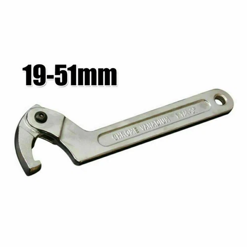 Hakenschlüssel Gelenk Zapfenschlüssel Nutmutternschlüssel 19-51/ 32-76/ 51-121mm - Bild 12 von 14