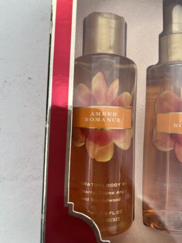 Victoria's Secret Amber romance set 4.2 ounces lotion, mist and wash NIB - Picture 4 of 5