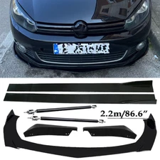 Front Bumper Lip Spoiler Splitter Car Body Rear For Volkswagen