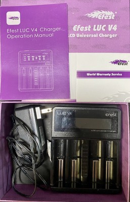 EFEST LUC V4 LCD UNIVERSAL BATTERY CHARGER