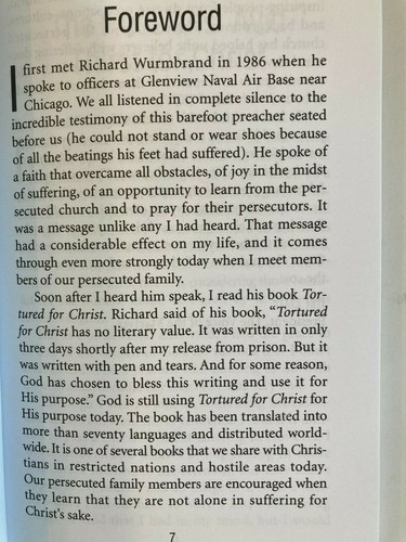 Tortured For Christ By Rev Richard Wurmbrand VOM Books 2013 Paperback  - Picture 6 of 10