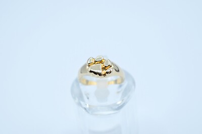 14k Gold ''Puppy Paw'' Ring