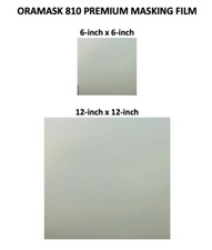 ORAMASK 810 PREMIUM MASKING FILM-CARD MAKING MASK TAPE 6" x 6"/12"x 12" SQUARE