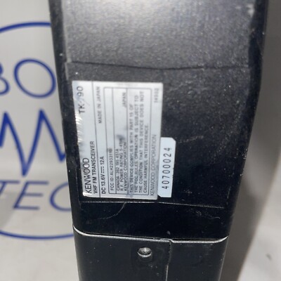 KENWOOD TK-790 High Band VHF 148-174 MHz 45 Watt Mobile Rear Mount Radio TK- 790 KENWOOD TK-790 High Band VHF 148-174 MHz 45 Watt Mobile Rear Mount Radio TK- 790