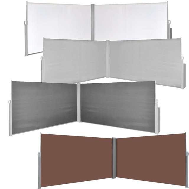 Side Awning Sunshade Garden Patio Retractable Blind Pvc Windscreen