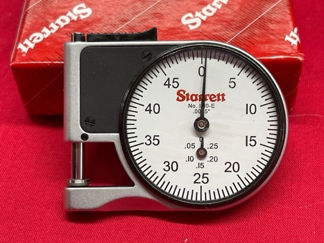 Starrett 1010EZ 0-0.375in Dial Indicator Gage with 0.0005in Accuracy  