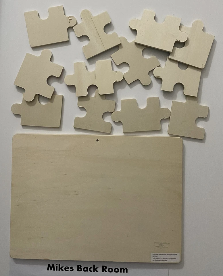 Rompecabezas de madera Disney Cars Lightning McQUEEN *PORTO CORSA* 12 piezas 2011 8"x11" Foto 3 de 4