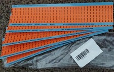 Pack of 5 - Brady WM-1-OR BlueStreak Release Wire Marking Cards. BradyID Y31314