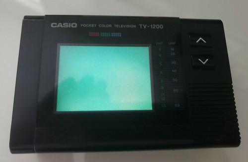 Vintage Casio Color Mini Pocket Television TV Model TV-1200 - Picture 2 of 11