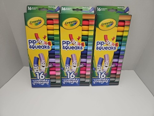 Crayola Pip-Squeaks waschbare Marker 16ct 3er Pack