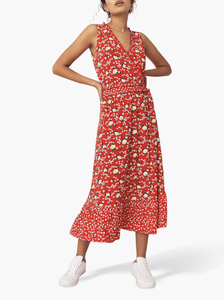 oasis polka dot ruffle dress